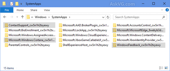 System_Apps_Folder_Windows_10